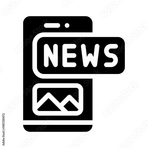 mobile glyph icon