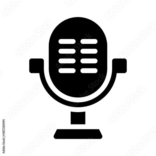 podcast glyph icon