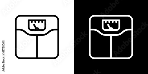 Weight scale icon symbol pictogram UX UI designs
