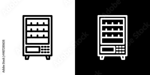 Vending machine icon symbol pictogram UX UI designs