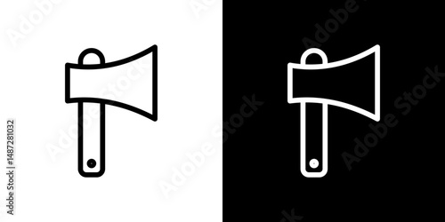 Hatchet icon symbol pictogram UX UI designs