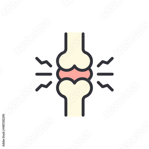 Articulated Joint Pain Symbolizing Osteoarthritis And Inflammation Disease