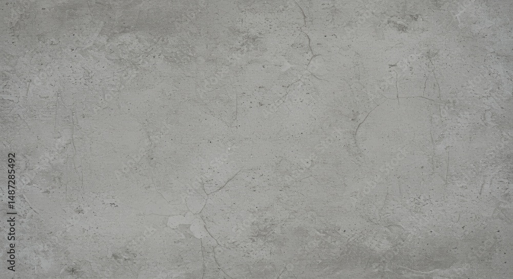 Fototapeta premium Abstract Rough Detailed Gray Cement Wall Texture Grunge Background Surface Material