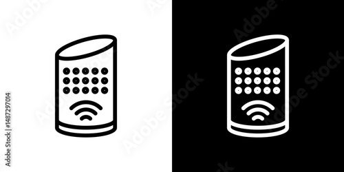 Smart speaker icon symbol pictogram UX UI designs