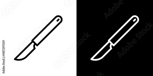 Scalpel icon symbol pictogram UX UI designs