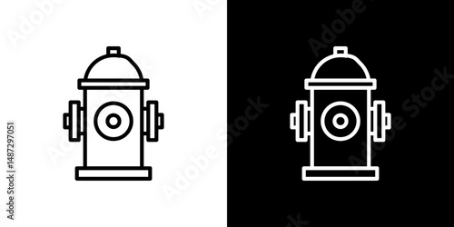Fire hydrant icon symbol pictogram UX UI designs