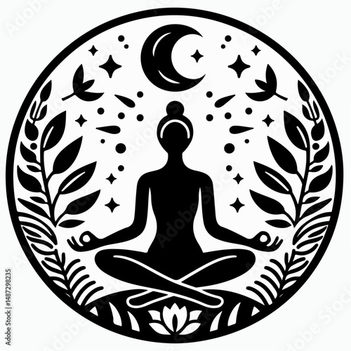 yoga lotus position