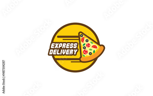 Food Delivery Icon, Fast Food Logo Design, Online Food Order Symbol, Delivery Scooter Emblem, Takeaway Food Icon, Fast Food Packaging Logo, Mobile Food Delivery Icon, Quick Meal Service Symbol, 