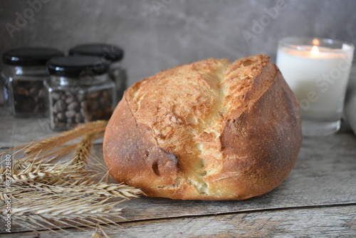 Freshly baked homemade bread