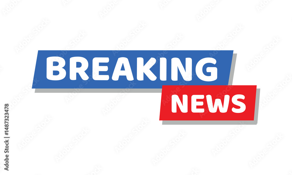 Breaking news headline icon, vector illustration . EPS 20 . Breaking news headline icon, vector illustration . EPS 20 .