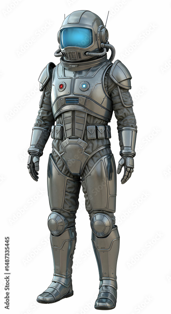 Futuristic Astronaut Spacesuit SciFi Armor Design Futuristic Astronaut Spacesuit SciFi Armor Design