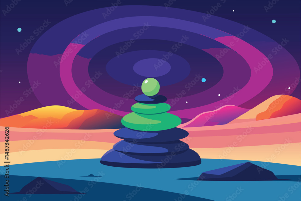 Fototapeta premium ufo in the sky