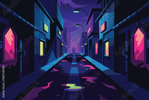night city street