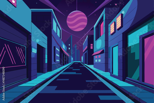 street in the city