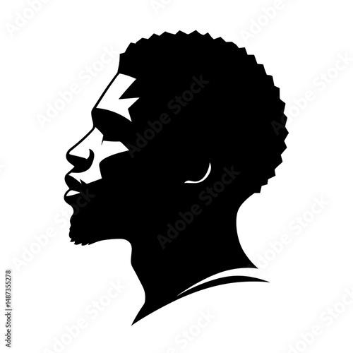 African man in profile representing dignity and resilience
