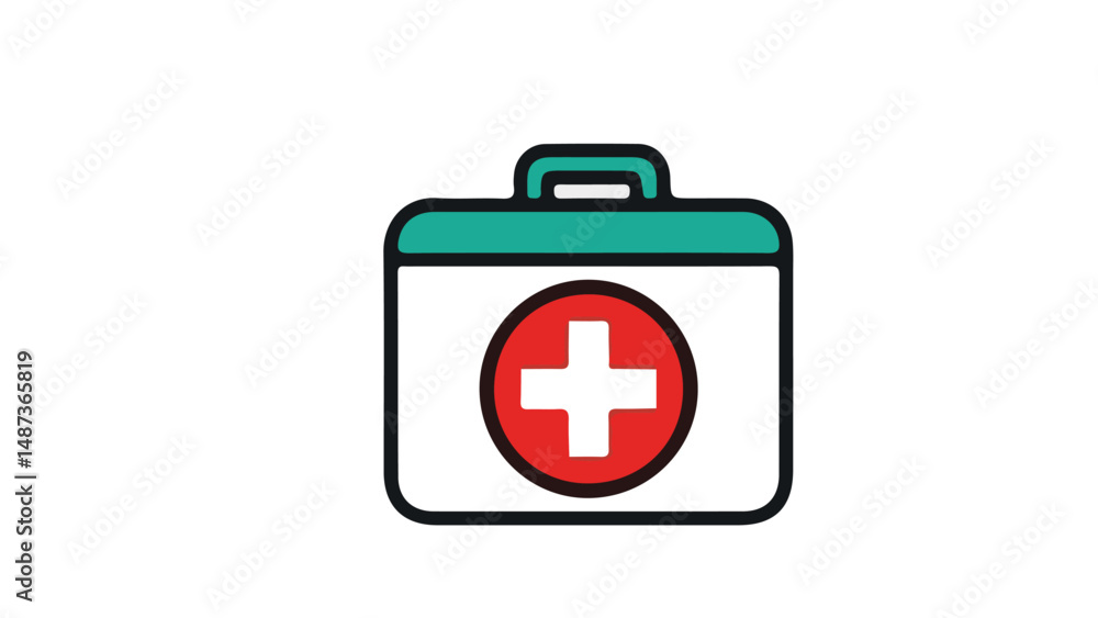 Obraz premium medical and health icons