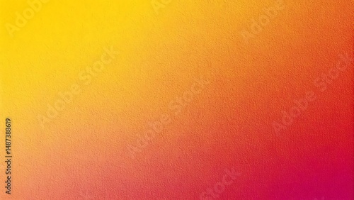 Vibrant yellow to red gradient texture background