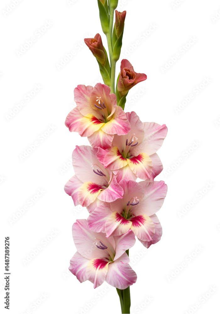 Fototapeta premium Pink Gladiolus Bloom (3)