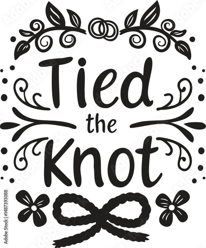 Tied the Knot (Bowtie Graphic)