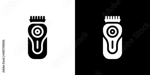 Trimmer icon in solid flat trendy design style.