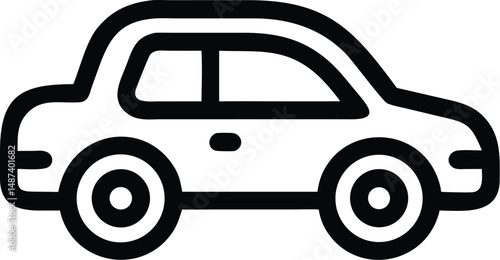vector cartoon car