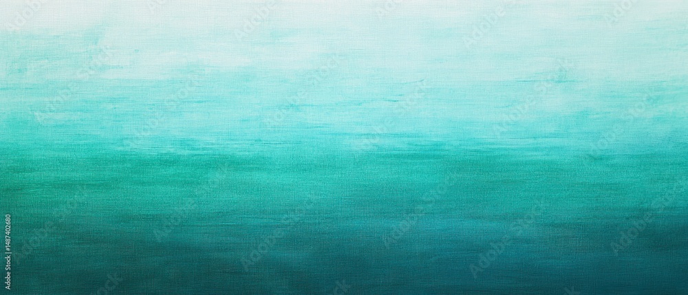Obraz premium Ocean wave texture abstract background in shades of teal and blue for design, wallpaper, and website backgrounds. Calming water theme for relaxation.