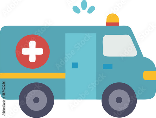 ambulance car vector illustration
