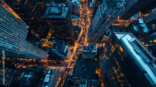 Wallpaper Mural Hustle in the Sky: Towers Alive with  Torontodigital.ca