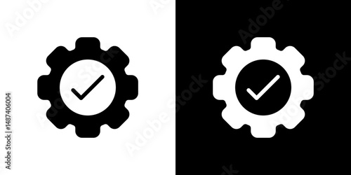 Execution icon in solid flat trendy design style.