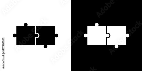 Compatibility icon in solid flat trendy design style.