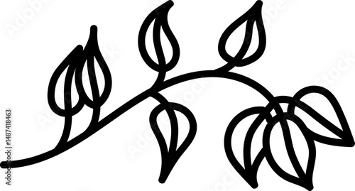 Floral Branch Line Art