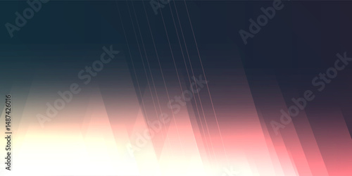 An abstract background with blurred light patterns and contrasts of shadowy and brightly lit geometric shapes. The soft colors and smooth transitions create a modern, dynamic, and versatile design.