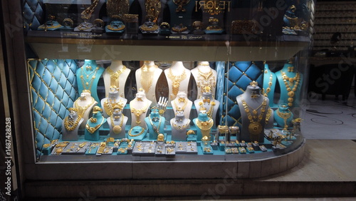 The Varieties of Jewels Glittering at Dubai Gold Souk.