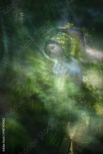 Tropical Leaf Textures in Boho Dancer