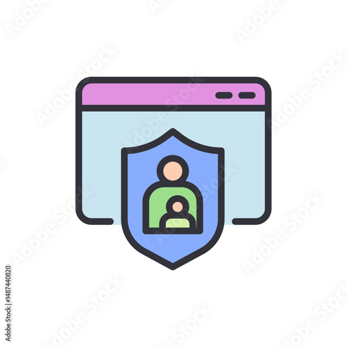 Secured Online Family Account With Parental Control And Safeguards