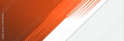Ultra-modern Victory Day background with a bold burnt orange and white split, razor-thin diagonal slashes, and a faint gradient. Perfect for patriotic designs, posters, and digital media. Clean