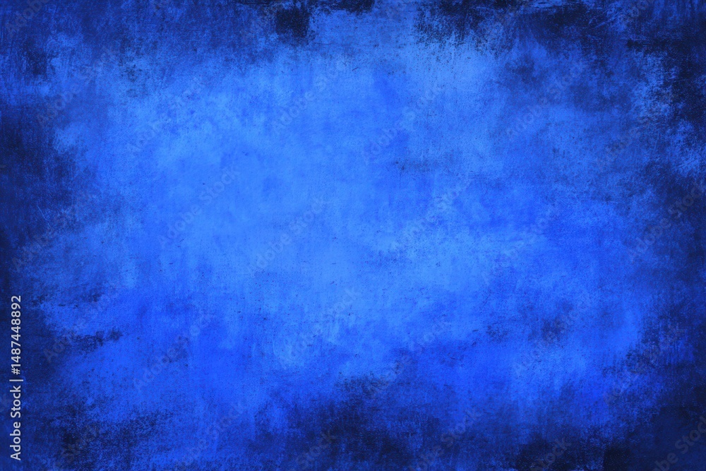 Obraz premium Ethereal blue abstract texture with grunge effects for creative projects and backgrounds in various artistic applications