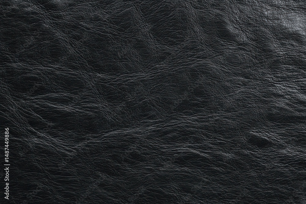 Naklejka premium Elegant dark gray textured background resembling leather for creative design projects and sophisticated presentations