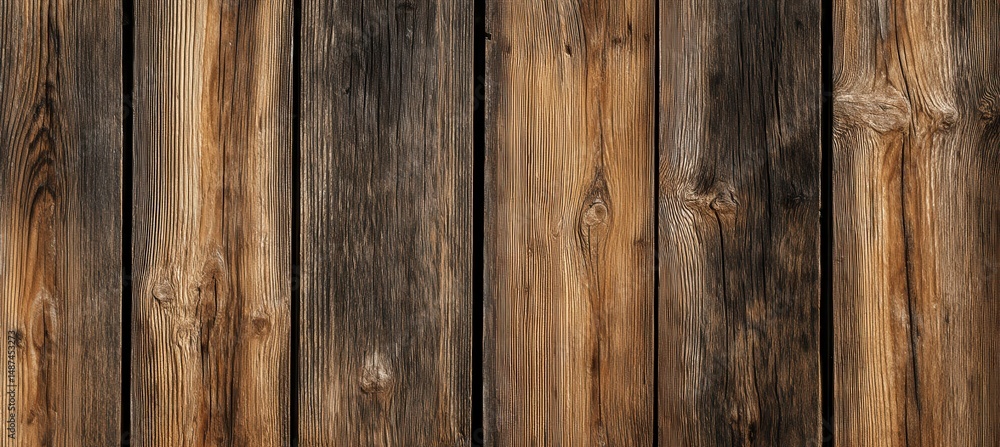 Fototapeta premium Vintage wooden wall background with rich natural textures perfect for rustic designs and home decor