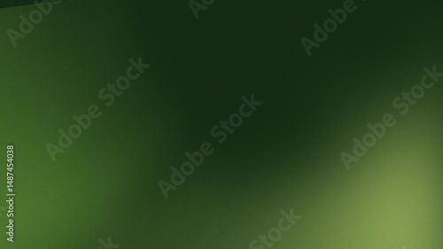 Deep green gradient background with soft edges