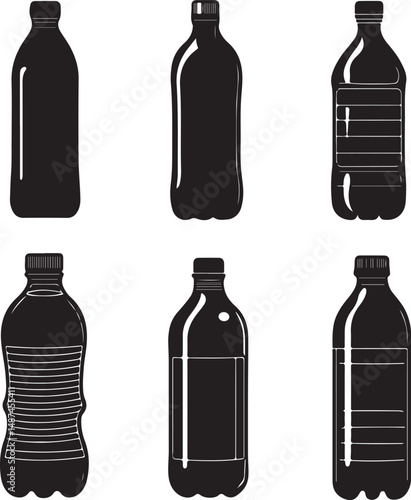 set of bottles