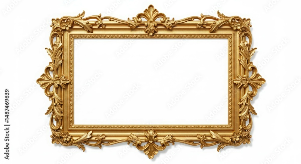 Ornate Gold Frame, Ready for Your Masterpiece Ornate Gold Frame, Ready for Your Masterpiece