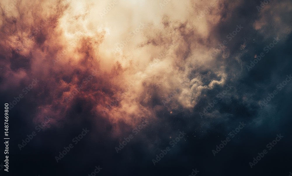 A captivating blend of dark and light clouds swirling together in a dramatic atmosphere. A captivating blend of dark and light clouds swirling together in a dramatic atmosphere.