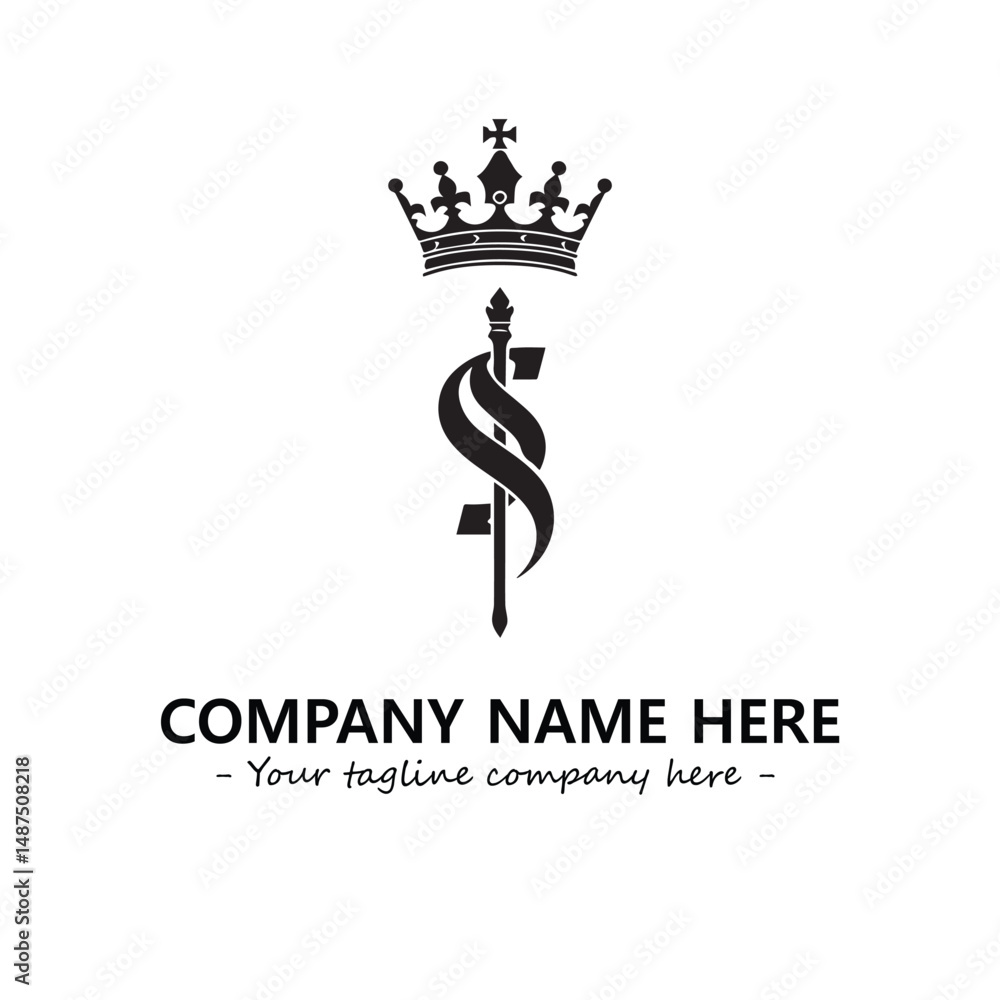 Fototapeta premium King logo company design vector illustration