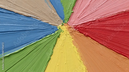 splash explosion forming a radiant arc in the center of the frame