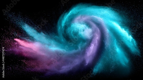 spray-painted wall with smooth transitions and rich saturation