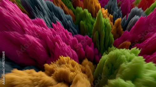 inspired paint explosion with vibrant colors radiating in all directions