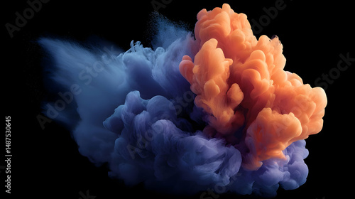 inspired paint explosion with vibrant colors radiating in all directions