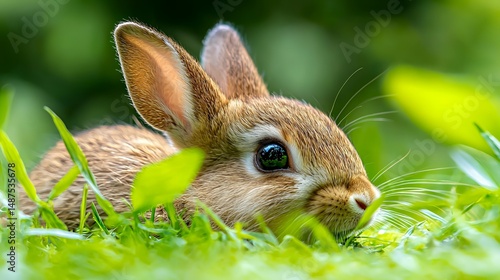 Rabbit in Grass