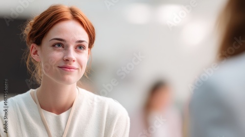 Caring social worker engaging in community center counseling session Free Download Caring social worker engaging in community center counseling session - GFXLoad